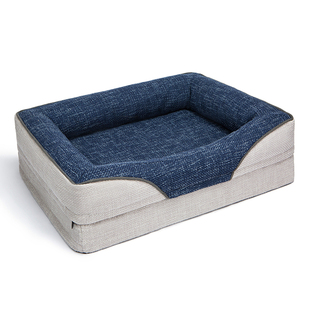 果儿宠全可拆洗四季狗窝结实耐抓咬床中大型犬用窝宠物海绵沙发床