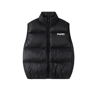 虾酱麻麻儿童羽绒服男款外套2024新款宝宝羽绒马甲背心男童秋冬装