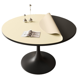 圆形桌布防油防水防烫高级感圆桌桌子遮盖布客厅小茶几台面保护垫