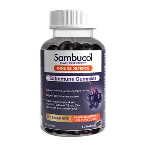 澳洲Sambucol善倍康黑接骨木莓VC+免疫力锌软糖