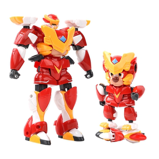 星原小宝变形玩具机器人合体6.5寸星宝海蓝龟开心蛙儿童益智礼物