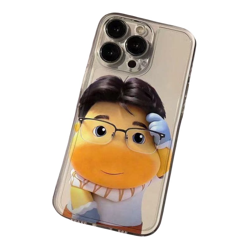 iPhone14可爱苹果12创意VIVOIQOO15透明13ProMax卡通软假发噜噜情侣小米17ULTRA适用16PLUS手机壳VIVOIQOOZ11