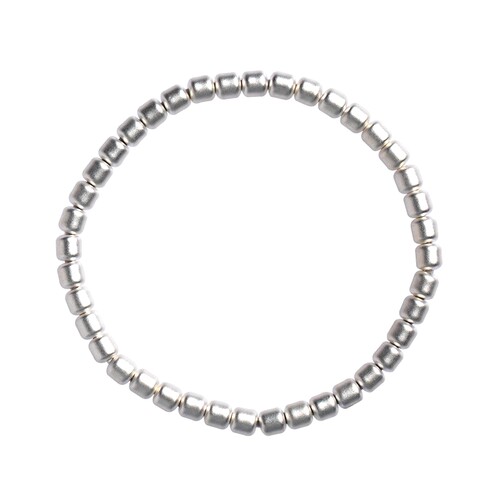 大善堂古法足银老型珠手链纯银女款手串轻奢女银饰本命年女士礼物