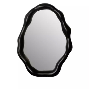 可爱云朵不规则异形化妆镜家用桌面斜靠梳妆台镜子学生宿舍ins风