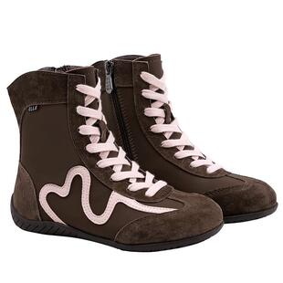 ELLEkids童靴 加绒拳击靴女童2026春秋季新款儿童马丁靴复古短靴