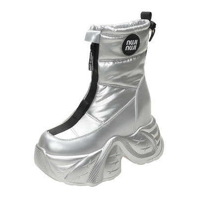 厚底雪地靴女保暖百搭东北大棉鞋