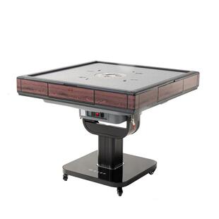 松乐C210全自动四口麻将机棋牌室高颜值家用折叠麻将桌餐桌两用款
