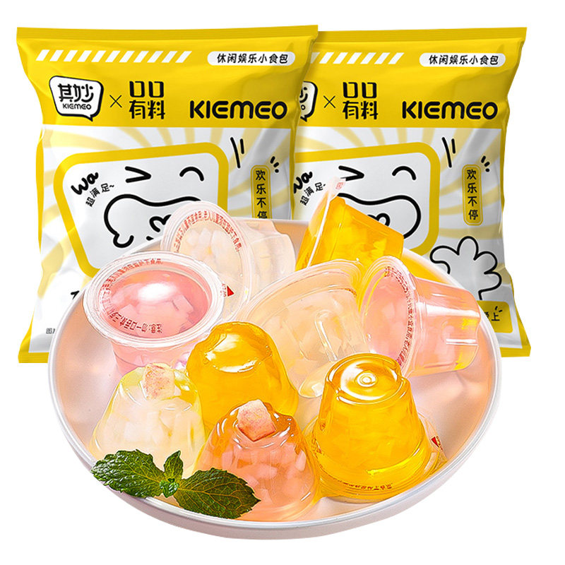 果味果冻椰果肉混合味果味型解馋果冻/布丁