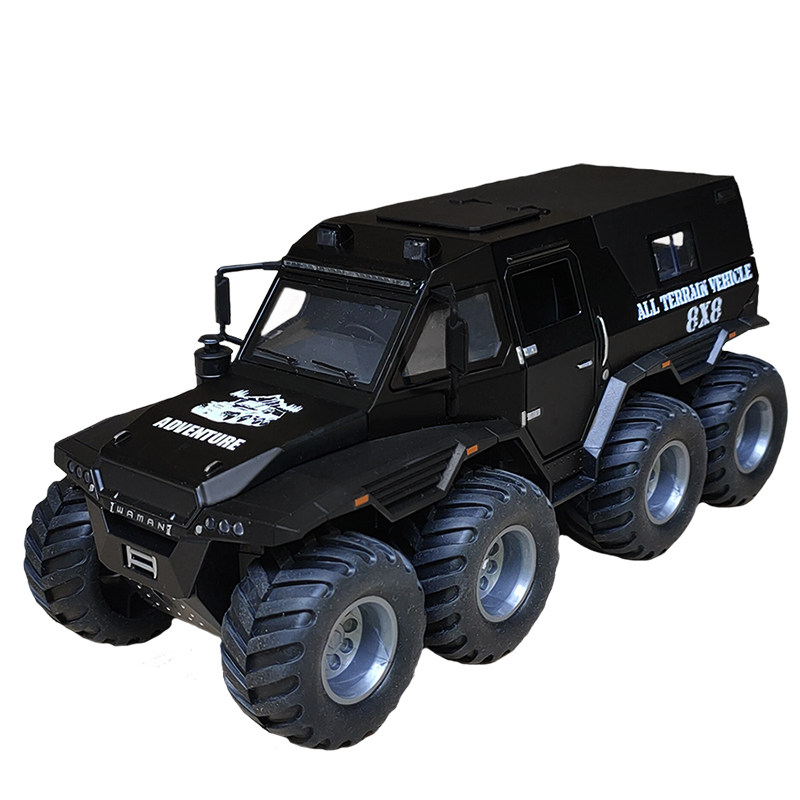 仿真征服者合金汽车模型儿童玩具车越野车8轮大号装甲车男孩警车