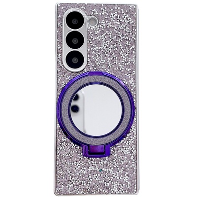 适用三星Zfold6手机壳镜子支架