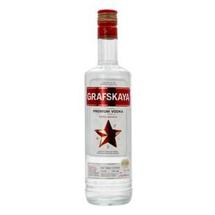 格拉夫红牌伏特加Grafskaya拉脱维亚500ml洋酒调酒基酒国产700ml