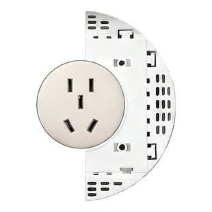 jabra86型嵌入式隐形插座家用墙壁隐藏式插座房间装饰齐平式插座