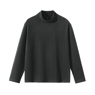 猫人加绒男士打底衫秋冬款加厚