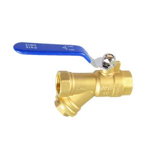 4分带过滤网球阀6分Y型阀门DN15/20/32/40/50水表前地暖管道开关