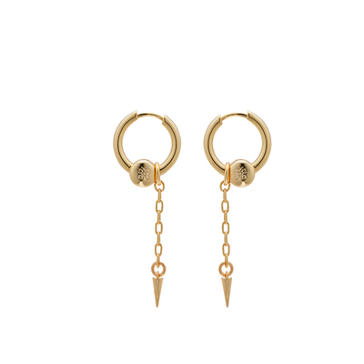 STUGAZI尖锥金银耳环设计师