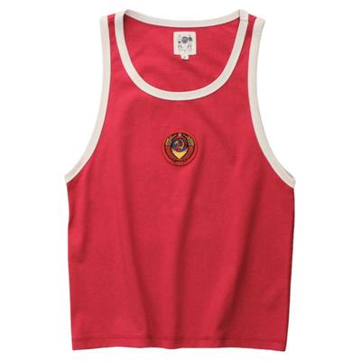 十贰码苏联Cccp复古运动针织背心