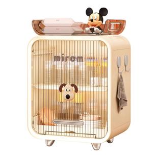 奶瓶收纳盒宝宝餐具储物箱婴儿辅食工具防尘沥水柜放碗筷置物架子