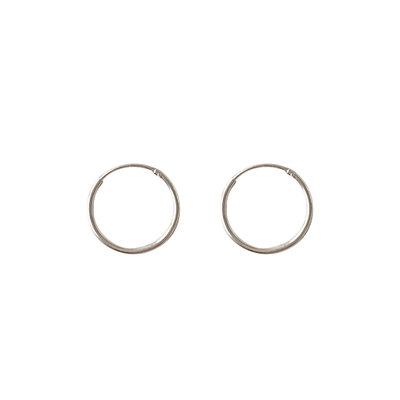 纯银素圈纯银素圈ins风韩系耳饰