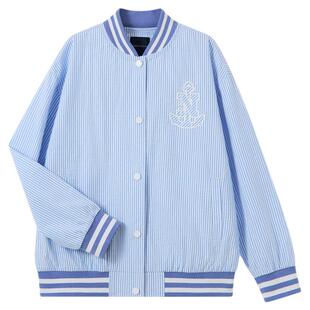 NAUTICA/诺帝卡童装 男童女童飞行夹克外套春秋季中大儿童棒球服