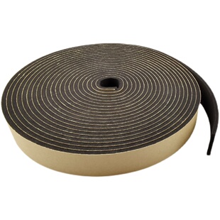 eva海绵发泡密封条单面胶带泡沫泡棉电柜门防震隔音缓冲橡胶自粘