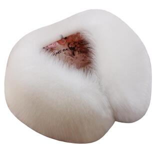 新款仿皮草南极狐毛领单卖羽绒服派克服大衣毛领男女通用百搭时尚