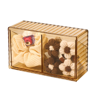 kaman发饰收纳盒壁挂透明儿童发夹发卡皮筋头饰首饰盒新款饰品盒