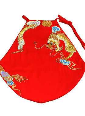 国风传统刺绣婴幼儿肚兜端午抓周