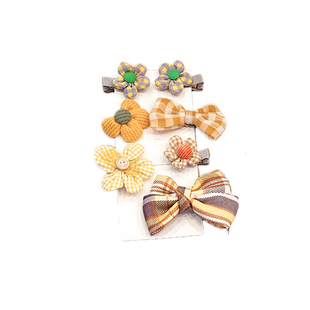 儿童发夹夏季蝴蝶结头饰女童可爱碎发卡头花2025年新款网红发饰女