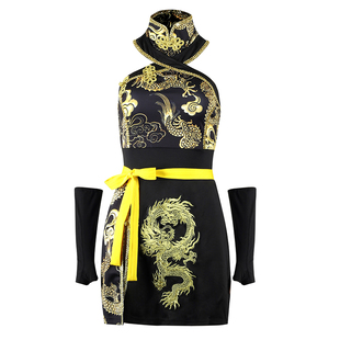 女团演出服性感中国风韩舞打歌服爵士舞服装韩版现代舞裙子舞蹈服