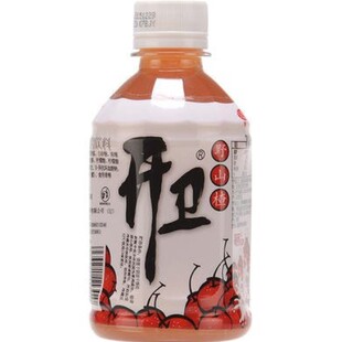 胜基开卫野山楂汁果汁饮料山里红果汁280g开胃山楂汁整箱批包邮