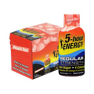 美国进口5-hour ENERGY5小时能量维生素提神运动能量饮料