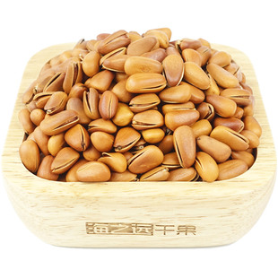 250g海之远开口松子手剥即开大颗粒松籽休闲原味坚果零食饱满香脆