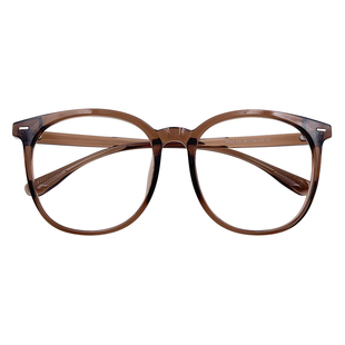 适合大脸的眼镜特大脸胖超宽150mm冷茶色近视大码眼镜框男女款潮