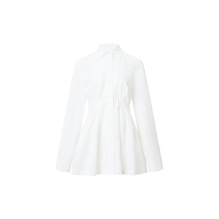 【6期免息】PORTS 1961女士合身显瘦长袖中长连衣裙
