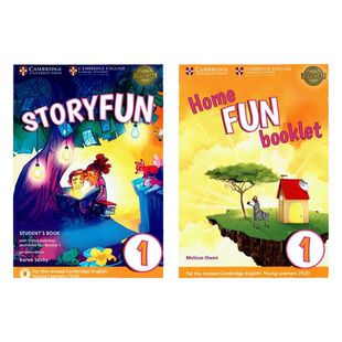 剑桥官方少儿英语YLE storyfun一级考试书 第二版Story fun for Starters 1/2/3/4/5/6年级学生用书带在线账号+练习册