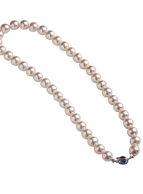 施家珍珠项链女款锁骨链颈链