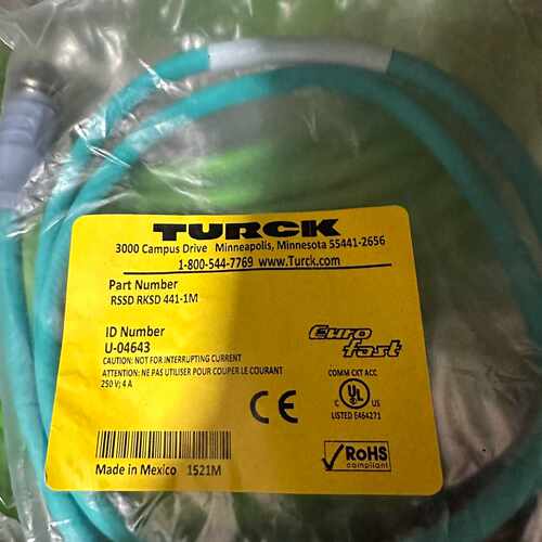 TURCK图尔克全新预制线RSSD- RSSD-441-1M—议价
