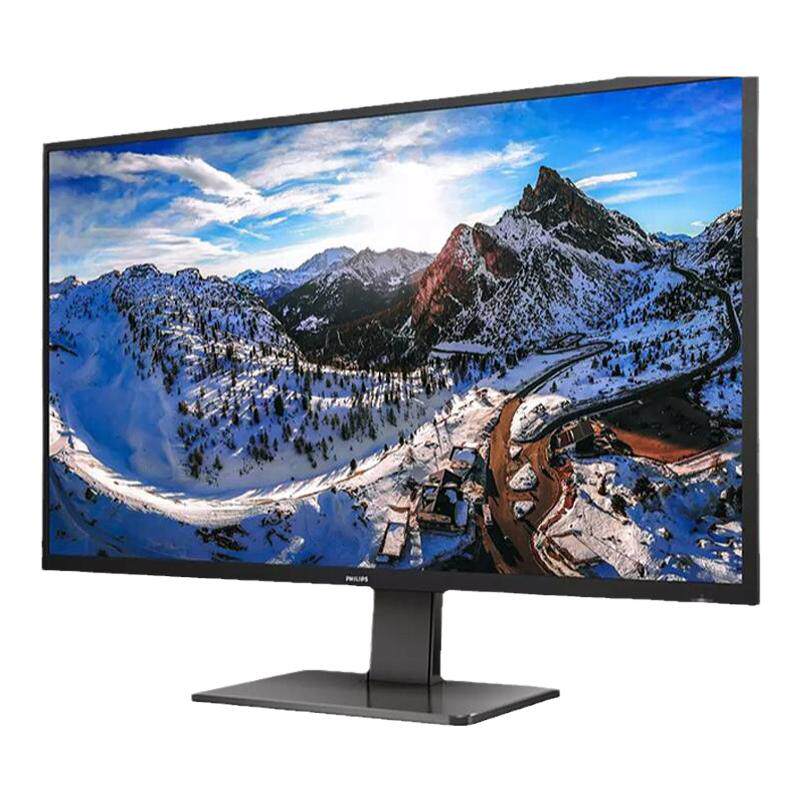 飞利浦43英寸电脑显示器4K高清升降底座壁挂Type-c内置音箱439P1