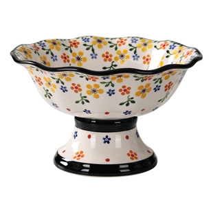 外贸出口陶瓷冰淇淋碗甜品点心碗家用烘焙酸奶牛奶杯高脚冰激凌杯