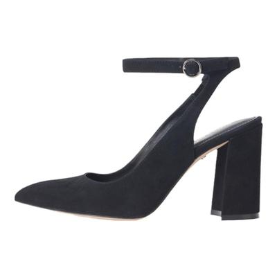 女鞋LuxuryRebel尖头粗跟百搭