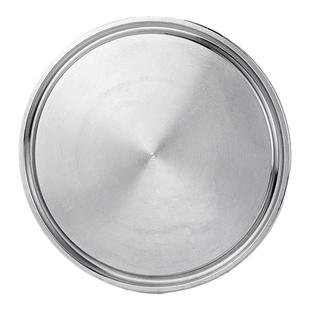 304316卫生级食品不锈钢卡箍式快装堵头快接堵片盲盖盲板卡盘闷板