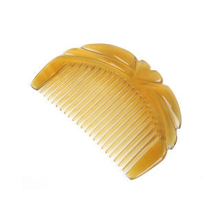 白牛角梳子女士专用长直发顺发家用按摩头部头皮经络便携木梳送礼