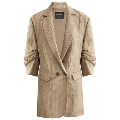 超飒的莱赛尔西装外套