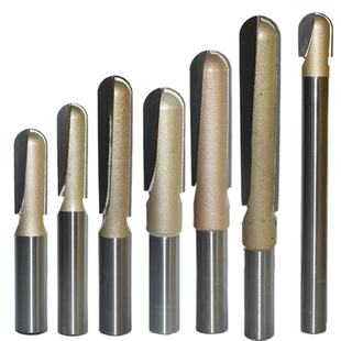 TIDEWAY浪潮专业级加长深圆底刀加长锁孔工具雕刻机木工刀具抽手