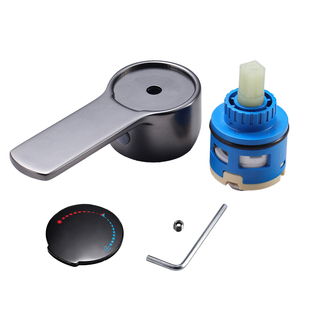 飞雨瀑布开关旋钮替换改装上下抬开把手柄厨房洗菜盆龙头阀芯配件