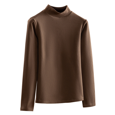 德绒高领打底衫女秋冬加绒加厚