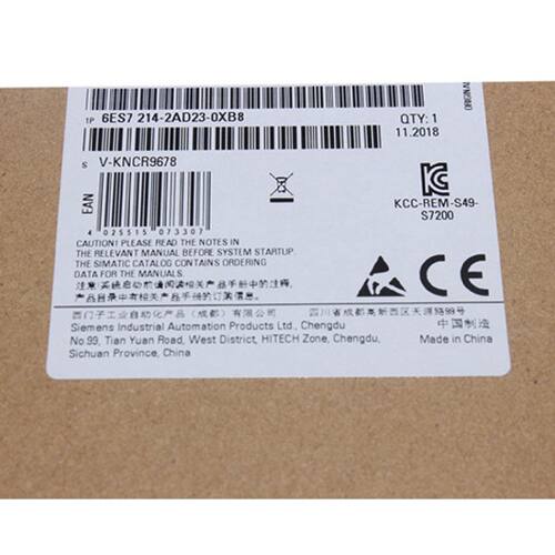议价西门子6ES7214-2AD23-0XB8 CPU模块 6ES7214-2AD23-0XB8 全新