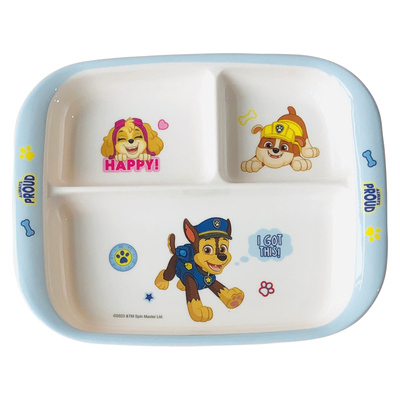 汪汪队儿童餐盘密胺分格餐具防摔