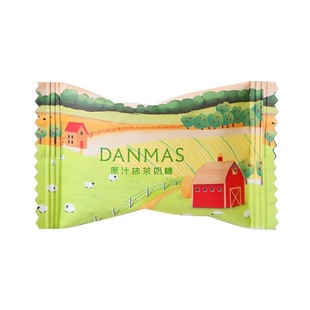 英国DENMAS丹玛仕原汁抹茶奶糖高颜值结婚喜糖伴手礼休闲网红零食