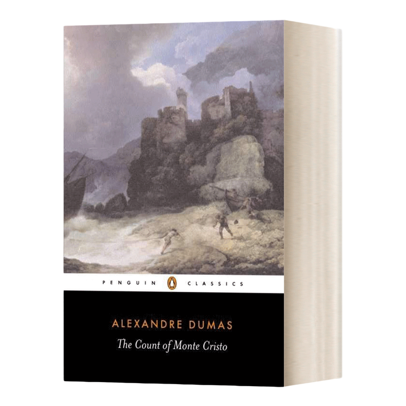 英文原版 Count Of Monte Cristo 基督山伯爵 黑经典 英文版 进口英语原版书籍
